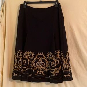 Stunning Black and Gold Skirt